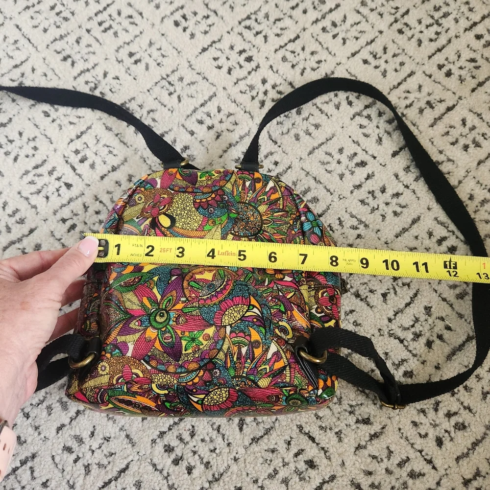 Sakroots Mini Crossbody Backpack Rainbow Spirit Desert Waterproof Handbag NWOT - Picture 4 of 12